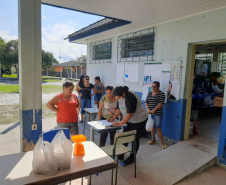 Agricultores familiares levam alimentos às ilhas do Paraná. Foto:SEAB