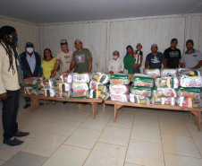 Um trabalho conjunto entre a Coordenadoria Estadual da Defesa Civil e a Superintendência Geral de Diálogo e Interação Social (Sudis) está atendendo os povos e comunidades tradicionais do Paraná, que também são impactados pela pandemia do novo coronavírus. Foto: Elio Andrade/SUDIS