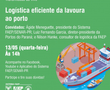 Portos e setor produtivo debatem a logística do Estado em “Live”