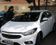 Celepar arrecada cerca de três toneladas de alimentos. Foto: Celepar