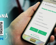 Pesquisa vai avaliar ferramentas do Aula Paraná. Foto:SEED