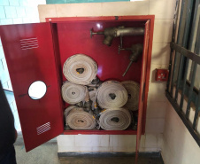 Protocolo de acionamento de brigada de incêndio começa a ser implementada no sistema prisional do Paraná. Foto:DEPEN