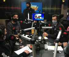 Estreia de Aula Show tem participação especial de humoristas. Foto:SEED
