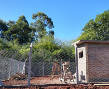 Seguem em ritmo acelerado as obras de interligação do novo poço em Pranchita, no Sudoeste do Estado.. Foto:Sanepar