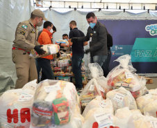 Cesta Solidária Paraná arrecada 150 toneladas de alimentos