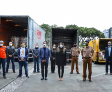 Cesta Solidária Paraná arrecada 150 toneladas de alimentos.