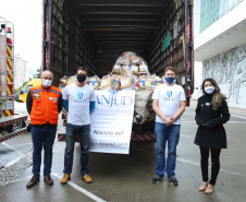 Cesta Solidária Paraná arrecada 150 toneladas de alimentos.