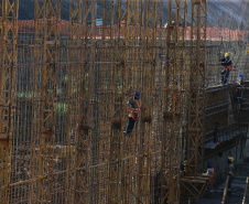 Construção da Barragem do Miringuava ? São José dos Pinhais   28/05/2020 - Foto: Geraldo Bubniak/AEN