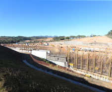 Construção da Barragem do Miringuava ? São José dos Pinhais   28/05/2020 - Foto: Geraldo Bubniak/AEN