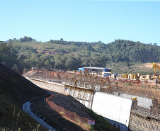 Construção da Barragem do Miringuava ? São José dos Pinhais   28/05/2020 - Foto: Geraldo Bubniak/AEN