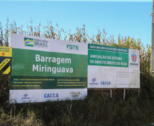 Construção da Barragem do Miringuava ? São José dos Pinhais   28/05/2020 - Foto: Geraldo Bubniak/AEN