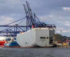Porto de Paranaguá registra novo recorde mensal.