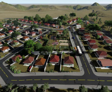 Fragilidades Urbanas são alertas à necessidade de repensar as Cidades. Na imagem, projeto-piloto de unidade do Programa de Desfavelamento desenvolvido pelo Governo do Paraná para o Município de Jandaia do Sul. Foto:SEDU