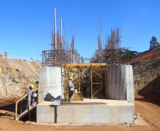 Construção da Barragem do Miringuava ? São José dos Pinhais   28/05/2020 - Foto: Geraldo Bubniak/AEN