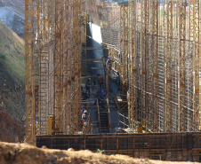 Construção da Barragem do Miringuava ? São José dos Pinhais   28/05/2020 - Foto: Geraldo Bubniak/AEN