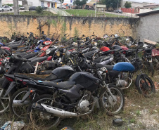 Segurança Pública retira veículos do pátio da Delegacia de Alto Maracanã, na RMC. Foto:SESP