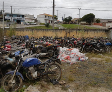 Segurança Pública retira veículos do pátio da Delegacia de Alto Maracanã, na RMC. Foto:SESP