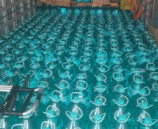 Entidades assistenciais de 212 municípios recebem álcool 70%. Foto:SEJUF