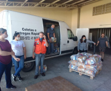 Governo distribui cestas básicas no Dia Mundial do Refugiado. Foto:SEJUF