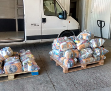Governo distribui cestas básicas no Dia Mundial do Refugiado. Foto:SEJUF