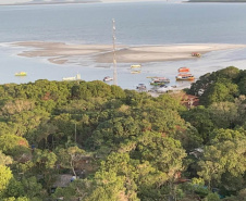 Reforço da presença da PM na Ilha do Mel inibe tráfico de drogas e invasão de áreas de proteção ambiental
. Foto:PMPR