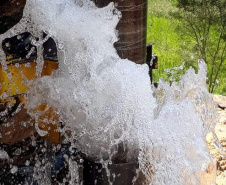 Perfuração de poços muda a realidade de pequenos agricultores.Foto:SEDEST