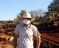 obra entre Irere e LondrinaFoto Gilson Abreu
