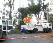 Copel tem 400 equipes em campo para restabelecer fornecimento
. Foto: Copel