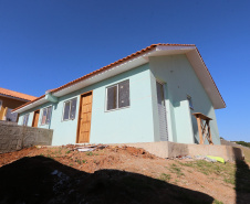 Requalificacao Urbana Reboucas - Vila Facao -  53 casas populares que estão sendo construídas pelo Governo do Paraná em Rebouças  -  Foto: Geraldo Bubniak/AEN