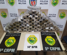 A Operação Metrópolis, ação conjunta entre as forças de segurança da região Oeste, resultou em 281 prisões e 61 mandados de Prisão cumpridos, além de 3,9 toneladas de drogas e 25 armas de fogo retiradas de circulação, entre os dias 26 de junho até esta segunda-feira (06/07). Foto:SESP