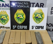 A Operação Metrópolis, ação conjunta entre as forças de segurança da região Oeste, resultou em 281 prisões e 61 mandados de Prisão cumpridos, além de 3,9 toneladas de drogas e 25 armas de fogo retiradas de circulação, entre os dias 26 de junho até esta segunda-feira (06/07). Foto:SESP