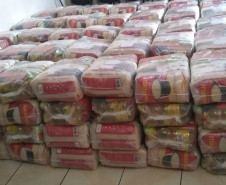 Governo distribui 20 mil cestas básicas às famílias de pessoas com deficiência em vulnerabilidade social no Paraná
. Foto:SEJUF