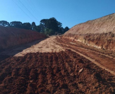 Pavimentação em Araucária facilita escoamento de produtos
. Foto:SEDU