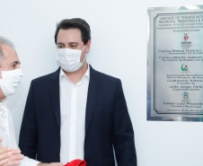 O governador Carlos Massa Ratinho Junior entregou nesta segunda-feira (13) dez novos leitos de Unidade de Terapia Intensiva (UTI) para o Hospital Cemil, em Umuarama, no Noroeste do Estado. 