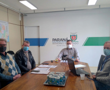 O secretário de Estado da Saúde Beto Preto participou de uma videoconferência nesta quinta-feira (16) com os integrantes da Comissão Externa de Enfrentamento da Pandemia da Covid-19 da Câmara dos Deputados. Participaram o ministro interino da Saúde, Eduardo Pazuello, e a bancada federal do Paraná para discutir a situação pandemia. Foto:  Antonio Américo/SESA