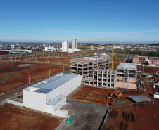 Instalacoes do Instituto de Pesquisa para o Câncer (IPEC) e obras do Setor de Radioterapia nas futuras instalações do Hospital do Câncer, Unidade II do Hospital São Vicente de Paulo, na Cidade dos Lagos, em Guarapuava.Foto: Geraldo Bubniak/AEN