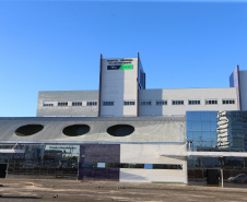Em fase final de construção, o Hospital Regional de Guarapuava   será destinado exclusivamente para o tratamento de pacientes da Covid-19 por meio do Sistema Único de Saúde (SUS). Após a pandemia, a estrutura de Guarapuava atuará como referência para Urgência e Emergência.Foto: Geraldo Bubniak/AEN