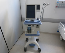 Em fase final de construção, o Hospital Regional de Guarapuava   será destinado exclusivamente para o tratamento de pacientes da Covid-19 por meio do Sistema Único de Saúde (SUS). Após a pandemia, a estrutura de Guarapuava atuará como referência para Urgência e Emergência.Foto: Geraldo Bubniak/AEN