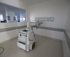 Em fase final de construção, o Hospital Regional de Guarapuava   será destinado exclusivamente para o tratamento de pacientes da Covid-19 por meio do Sistema Único de Saúde (SUS). Após a pandemia, a estrutura de Guarapuava atuará como referência para Urgência e Emergência.Foto: Geraldo Bubniak/AEN