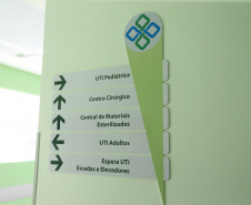 Em fase final de construção, o Hospital Regional de Guarapuava   será destinado exclusivamente para o tratamento de pacientes da Covid-19 por meio do Sistema Único de Saúde (SUS). Após a pandemia, a estrutura de Guarapuava atuará como referência para Urgência e Emergência.Foto: Geraldo Bubniak/AEN