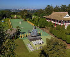 04/2019 - Foz do Iguaçu - Templo Budista.  Foto: José Fernando Ogura/AEN