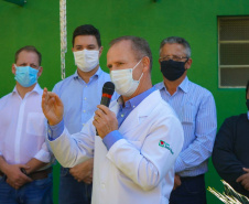 Principal artéria do Sudoeste, a PR-280 entrará em obras de revitalização, com nova pavimentação e terceiras faixas, ainda este ano, dentro do Programa de Revitalização da Segurança Viária do DER. O anúncio foi feito pelo chefe da Casa Civil, Guto Silva, nesta terça-feira (04), durante evento de entrega de respiradores em Palmas.   Foto: Guilherme Flores/Casa Civil