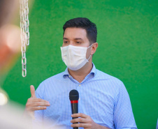 Principal artéria do Sudoeste, a PR-280 entrará em obras de revitalização, com nova pavimentação e terceiras faixas, ainda este ano, dentro do Programa de Revitalização da Segurança Viária do DER. O anúncio foi feito pelo chefe da Casa Civil, Guto Silva, nesta terça-feira (04), durante evento de entrega de respiradores em Palmas.   Foto: Guilherme Flores/Casa Civil