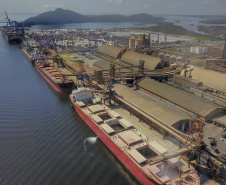 04/2019 - Porto de Paranaguá. Foto: José Fernando Ogura/AEN