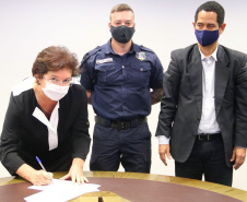 Mandirituba, Colombo e Quatro Barras firmam Termo de Cooperação com Secretaria da Segurança. Foto:SESP