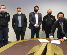 Mandirituba, Colombo e Quatro Barras firmam Termo de Cooperação com Secretaria da Segurança. Foto:SESP