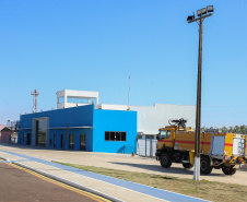 O projeto de estruturação do Aeroporto Orlando de Carvalho busca a Certificação Operacional do aeródromo junto à Agência Nacional de Aviação Civil (Anac) para receber voos regulares. As obras  incluem recapeamento e ampliação da pista,  ampliação do pátio de estacionamento de aeronaves; adequação e ampliação do terminal de embarque e desembarque de passageiros; ainda a construção de instalações para o Corpo de Bombeiros.   05/08/2020 -  Foto: Geraldo Bubniak/AEN