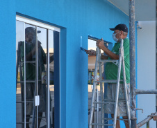 O projeto de estruturação do Aeroporto Orlando de Carvalho busca a Certificação Operacional do aeródromo junto à Agência Nacional de Aviação Civil (Anac) para receber voos regulares. As obras  incluem recapeamento e ampliação da pista,  ampliação do pátio de estacionamento de aeronaves; adequação e ampliação do terminal de embarque e desembarque de passageiros; ainda a construção de instalações para o Corpo de Bombeiros.   05/08/2020 -  Foto: Geraldo Bubniak/AEN