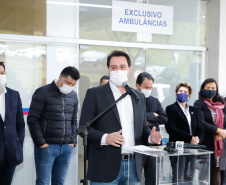 A ala neonatal, materno e infantil do Hospital Universitário Regional dos Campos Gerais, em Ponta Grossa, será transferida ao Hospital da Criança João Vargas de Oliveira, para dar lugar a novos leitos exclusivos para pacientes com Covid-19. O governador Carlos Massa Ratinho Junior esteve nesta quarta-feira (19) na cidade e formalizou a migração para a nova unidade.
