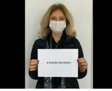 Iniciativa de profissionais da saúde de Ponta Grossa alerta sobre a violência contra a mulher
.Foto:SESA